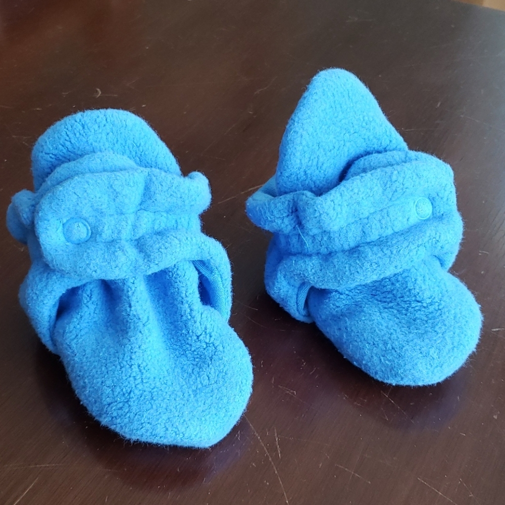 Zutano Cozie Fleece Booties 6 Months